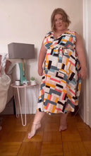 Load image into Gallery viewer, Geometric Print Dress 4X