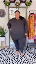Load image into Gallery viewer, Torrid Grey Heart Lounge Set Top 4X, Bottom 5X