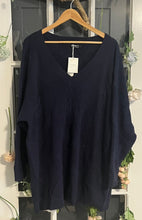 Load image into Gallery viewer, Bloomchic Navy Sweater 22-24
