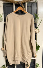 Load image into Gallery viewer, Pipa Fashion Cream Sweatshirt Dress with Pockets 2X