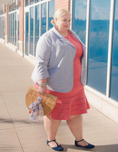 Load image into Gallery viewer, Dia & Co Light Coral Sleeveless Dress 4X