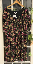 Load image into Gallery viewer, Mary Bell Bridget black floral mini dress 5X