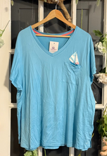 Load image into Gallery viewer, Beach print 2-piece pyjama set 3X