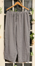 Load image into Gallery viewer, Wide Leg Elastic Waist Plaid Pants 3X