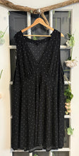 Load image into Gallery viewer, Torrid Black Polka Dot Dress 5X