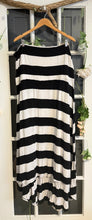 Load image into Gallery viewer, Lane Bryant Black and White Strapless Hi-Low Dress 26-28
