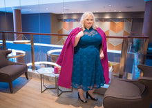 Load image into Gallery viewer, Torrid raspberry felted jacket 6X