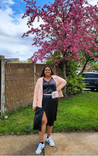 Load image into Gallery viewer, Black Sleeveless Dress with Lace 4X