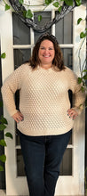 Load image into Gallery viewer, Beige Long Sleeve Sweater LG