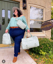 Load image into Gallery viewer, Mint Green Off Shoulder Peasant Blouse 24