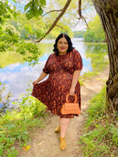 Load image into Gallery viewer, Unique Vintage Retro Floral Dress 5X

