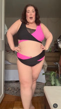 Load image into Gallery viewer, Meet Curve Black and Pink Bikini 3X
