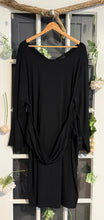 Load image into Gallery viewer, Ulla Popken Black Dress with Belt Accent 26
