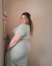 Load image into Gallery viewer, Grey Polka Dot Dress 24
