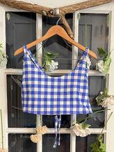 Load image into Gallery viewer, Penn. Blue Gingham Bikini 2X
