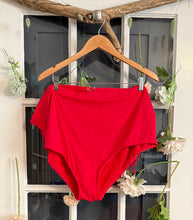Load image into Gallery viewer, Penn. Red Gingham Bikini Top 2X Bottoms 4X
