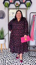 Load image into Gallery viewer, Ulla Popken Heart &amp; Bows Dress 24/26
