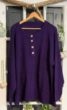 Load image into Gallery viewer, Purple Pullover Sweater 4X
