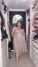 Load image into Gallery viewer, Bloomchic Floral Halter Maxi 22-24
