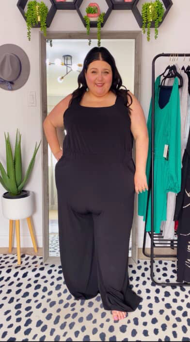 Old Navy Black Jumpsuit 2X