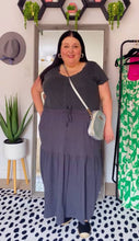 Load image into Gallery viewer, Ulla Popken Grey Jersey Skirt 24/26
