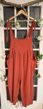 Load image into Gallery viewer, Bloomchic Rust Overalls 18-20
