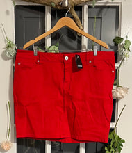 Load image into Gallery viewer, Torrid Red Denim Mini Skirt 20
