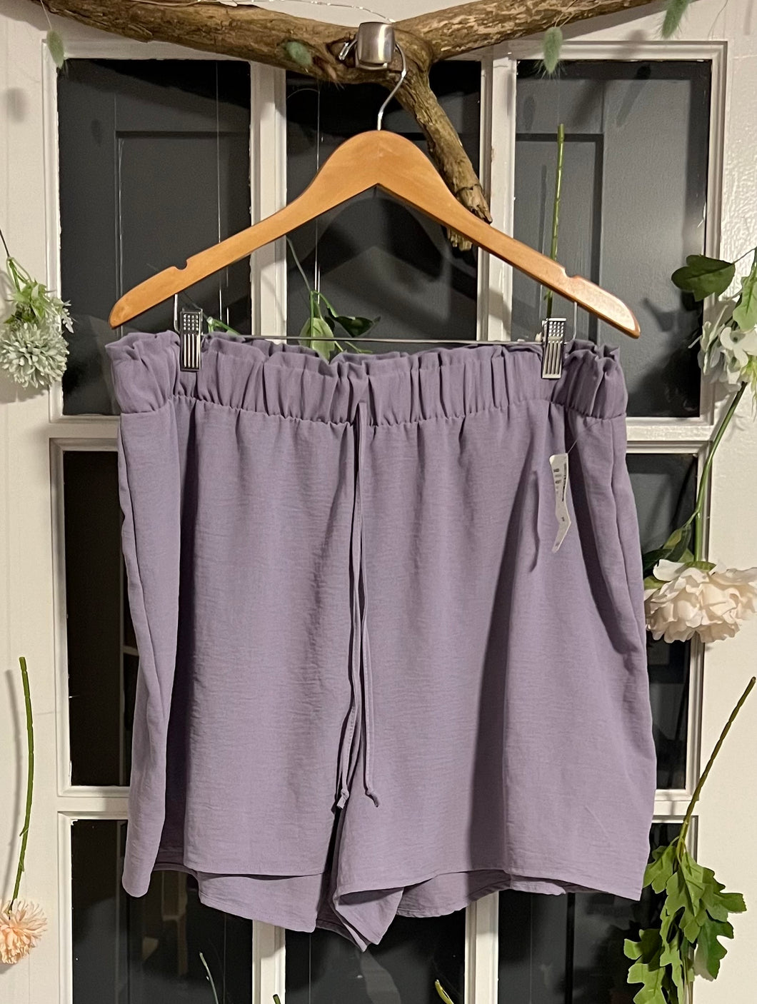 Penningtons Silky Lilac Shorts 2x