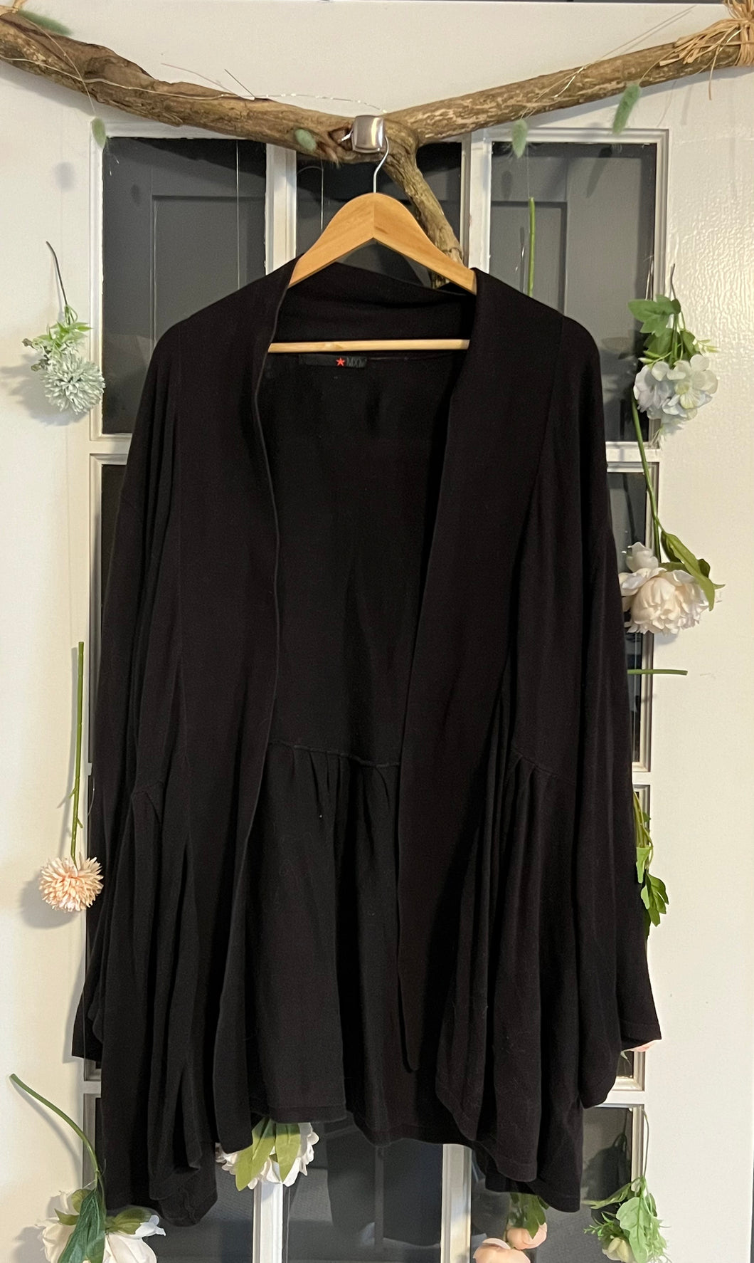 Penningtons MXM Black Peplum Cardi 4X