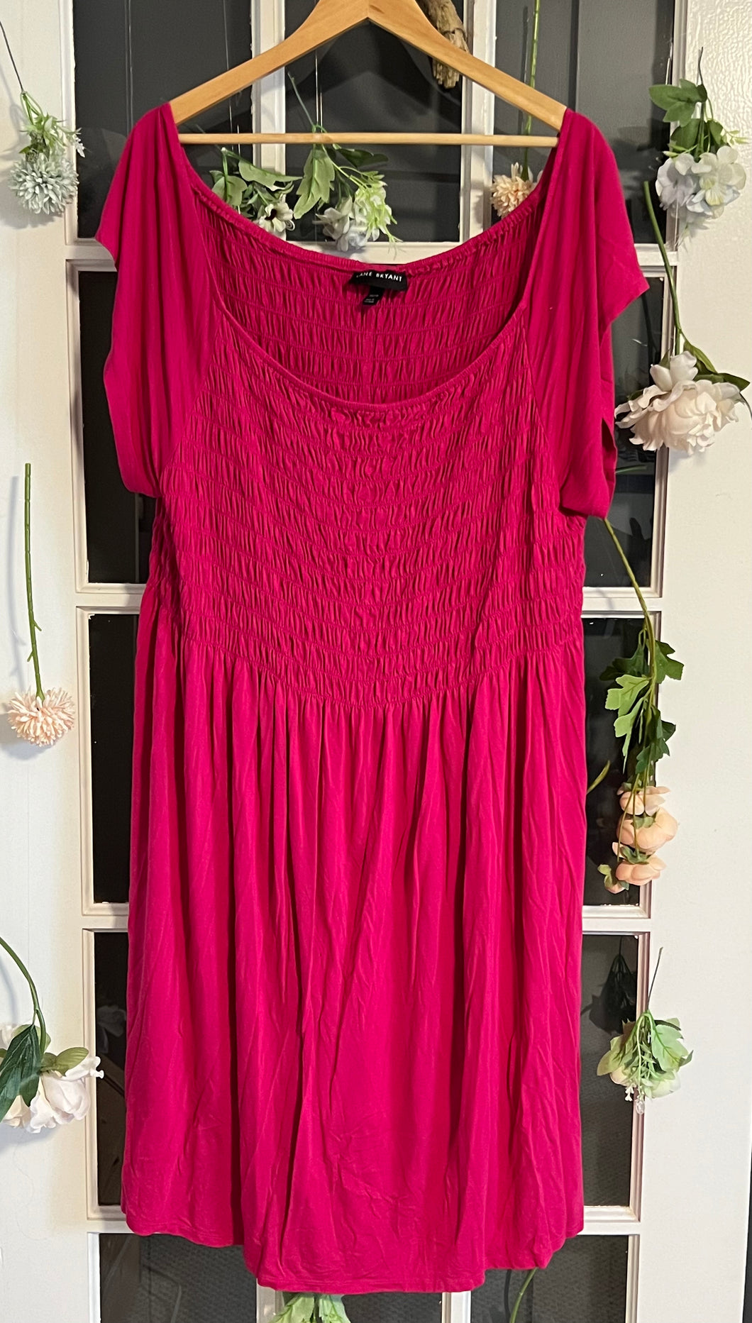 Lane Bryant Hot Pink Dress 26/28