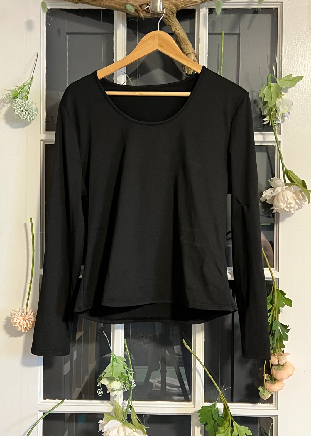 Black Spandex Shirt 2X