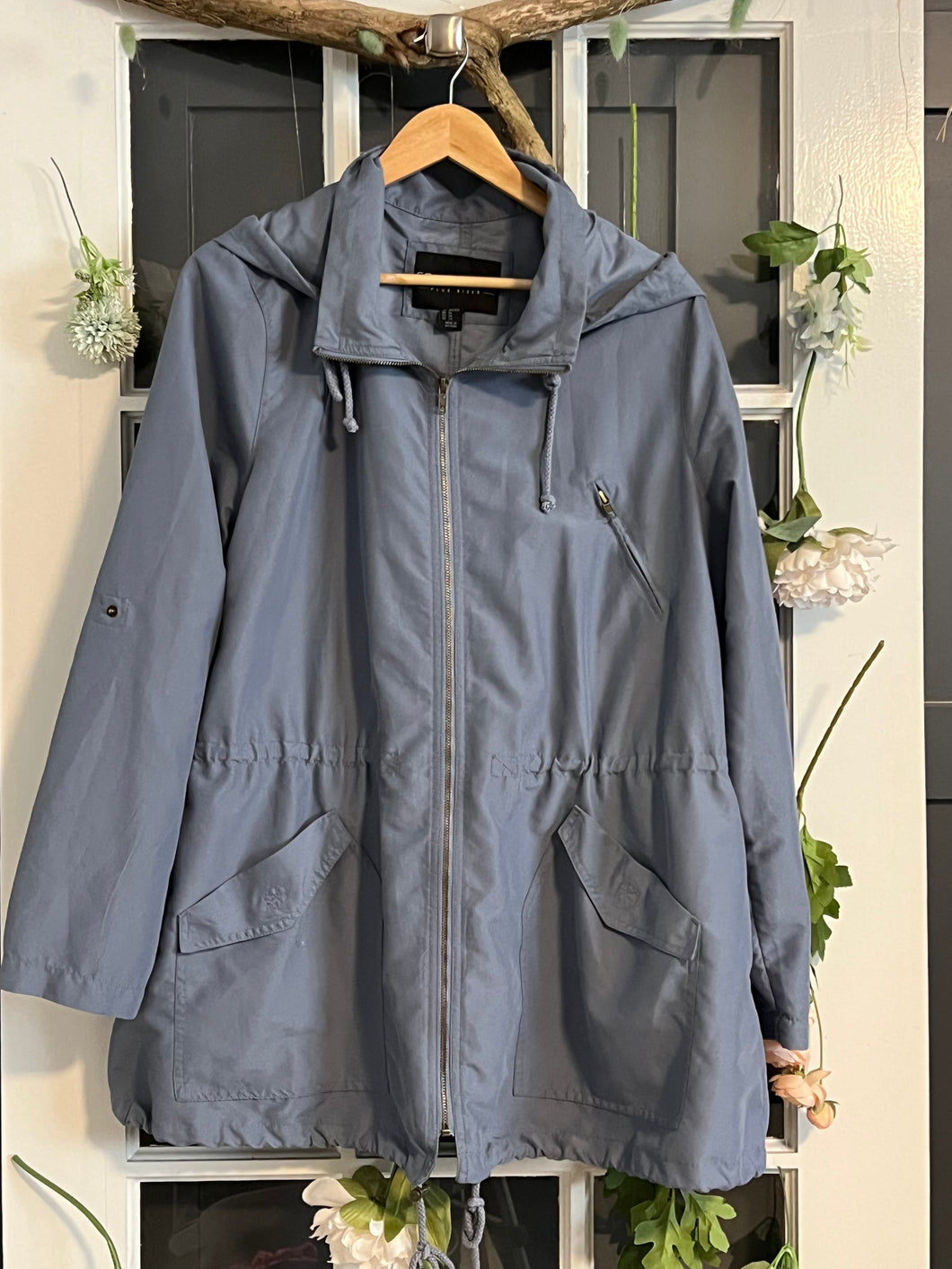 Forever 21 Powder Blue Spring Jacket 3X