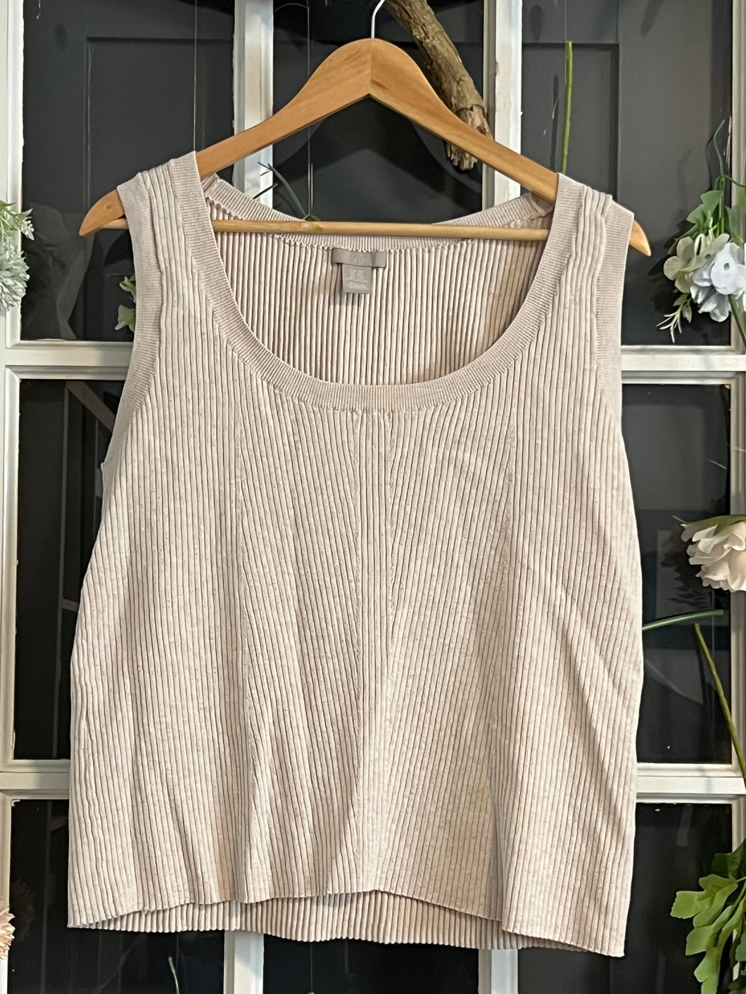 H&M Oatmeal Crop XXL