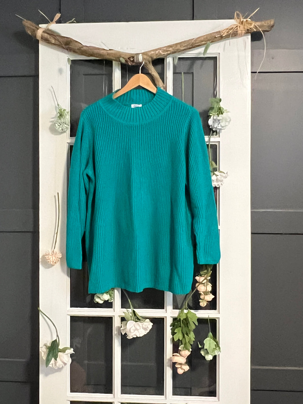 Penn. Turquoise Sweater 2X