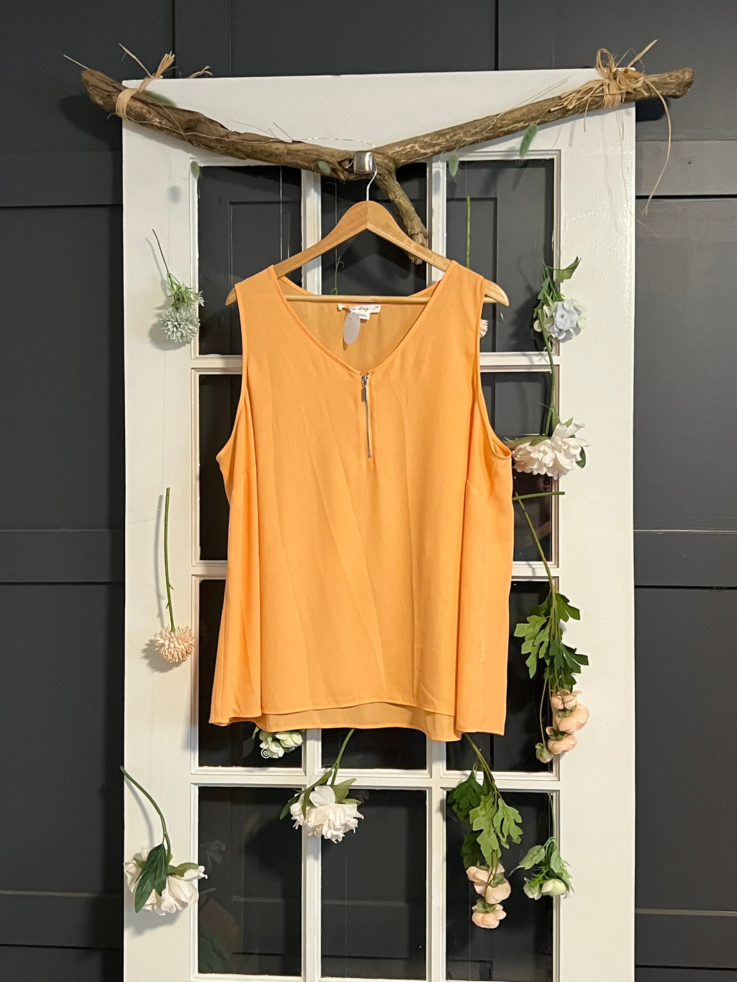 Penn. Clementine Sleeveless Blouse 2X