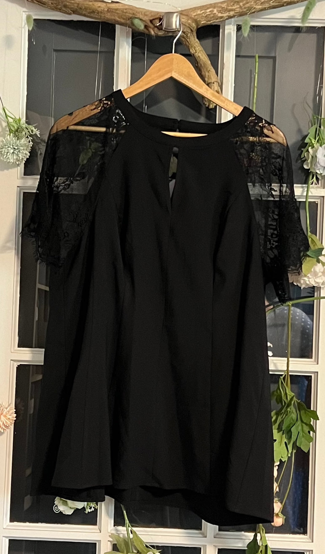 Torrid Black Tunic Fit and Flair 2X