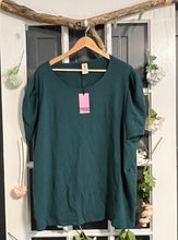 Load image into Gallery viewer, Smash and Tess Cozy Emma Short Sleeve T - Forest Green 4X
