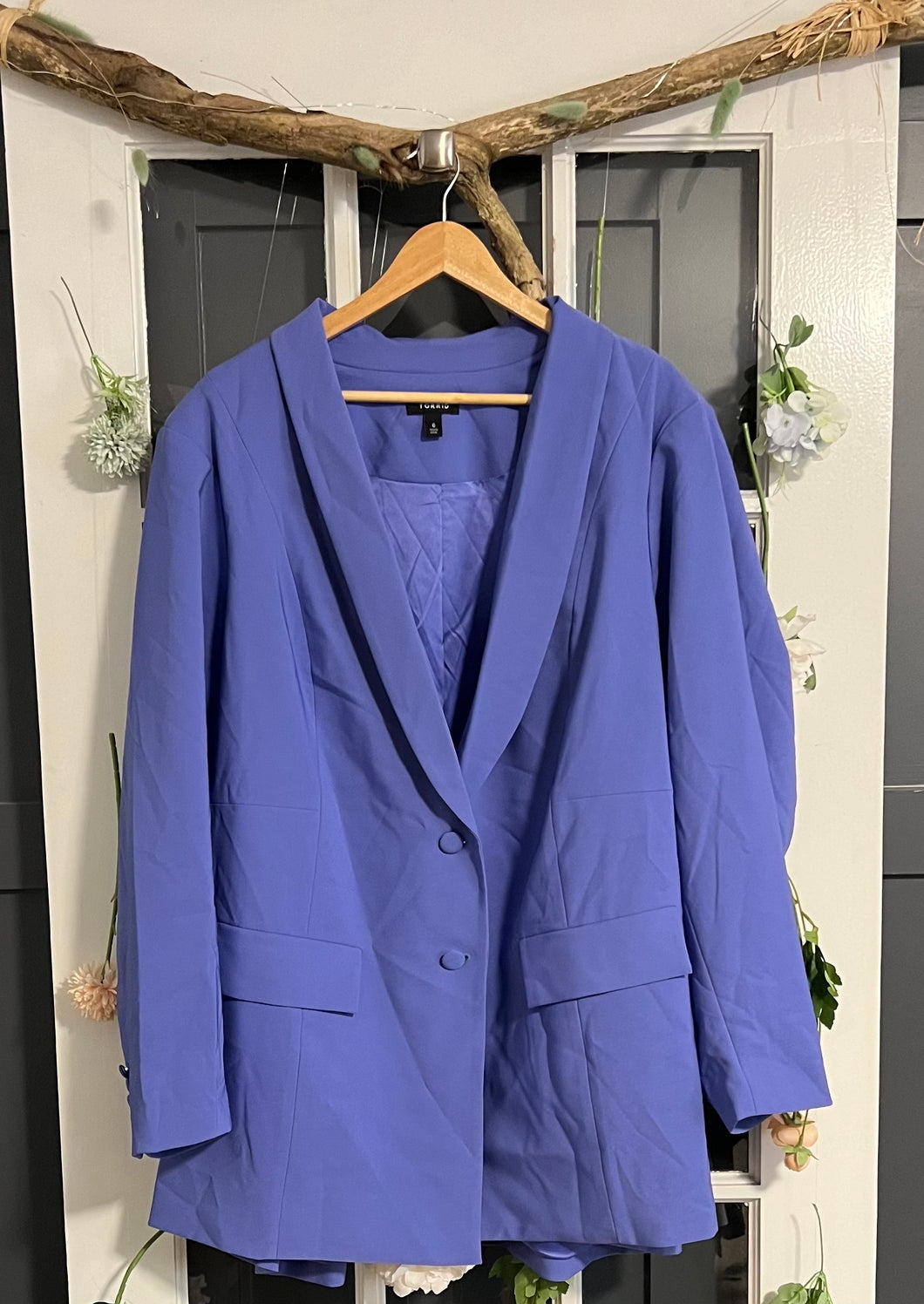 Torrid Lavender Blazer 6X