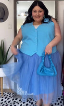 Load image into Gallery viewer, Ulla Popken Sky Blue Vest 26
