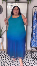 Load image into Gallery viewer, Ulla Popken Blue Ombre Dress 26
