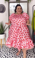 Load image into Gallery viewer, Ivy City Co. Scottie Dress in Candy Canes 4X
