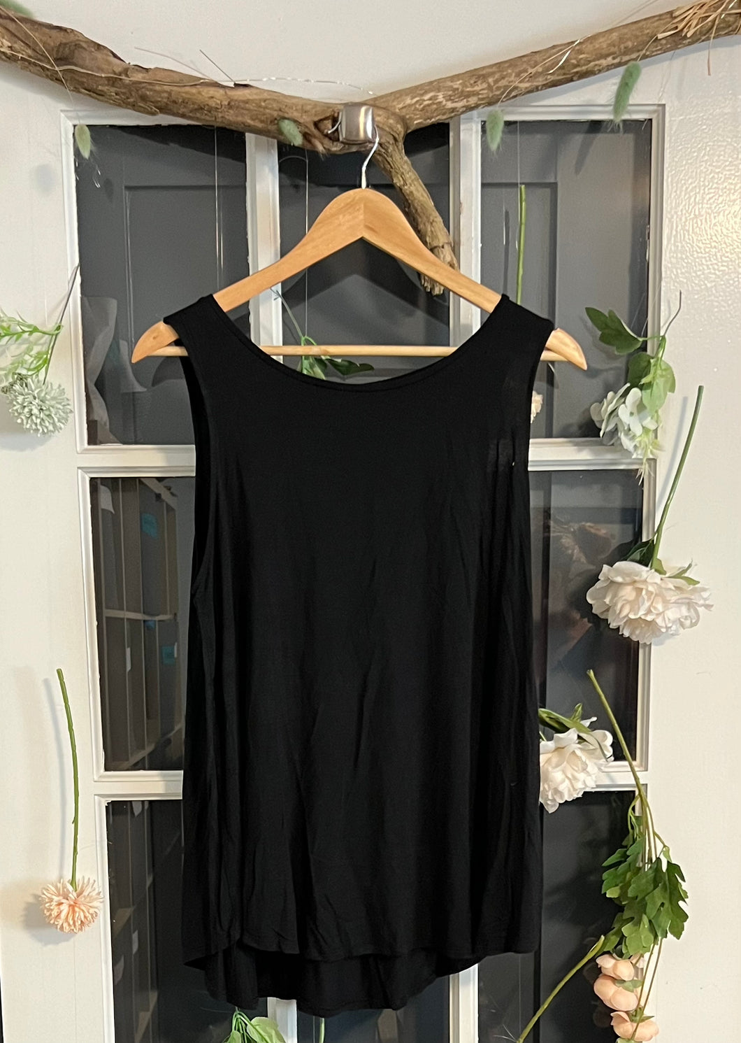 Old Navy Black Luxe Tank L