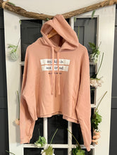 Load image into Gallery viewer, “My Skin is not a Trend” Peach Hoodie 2X
