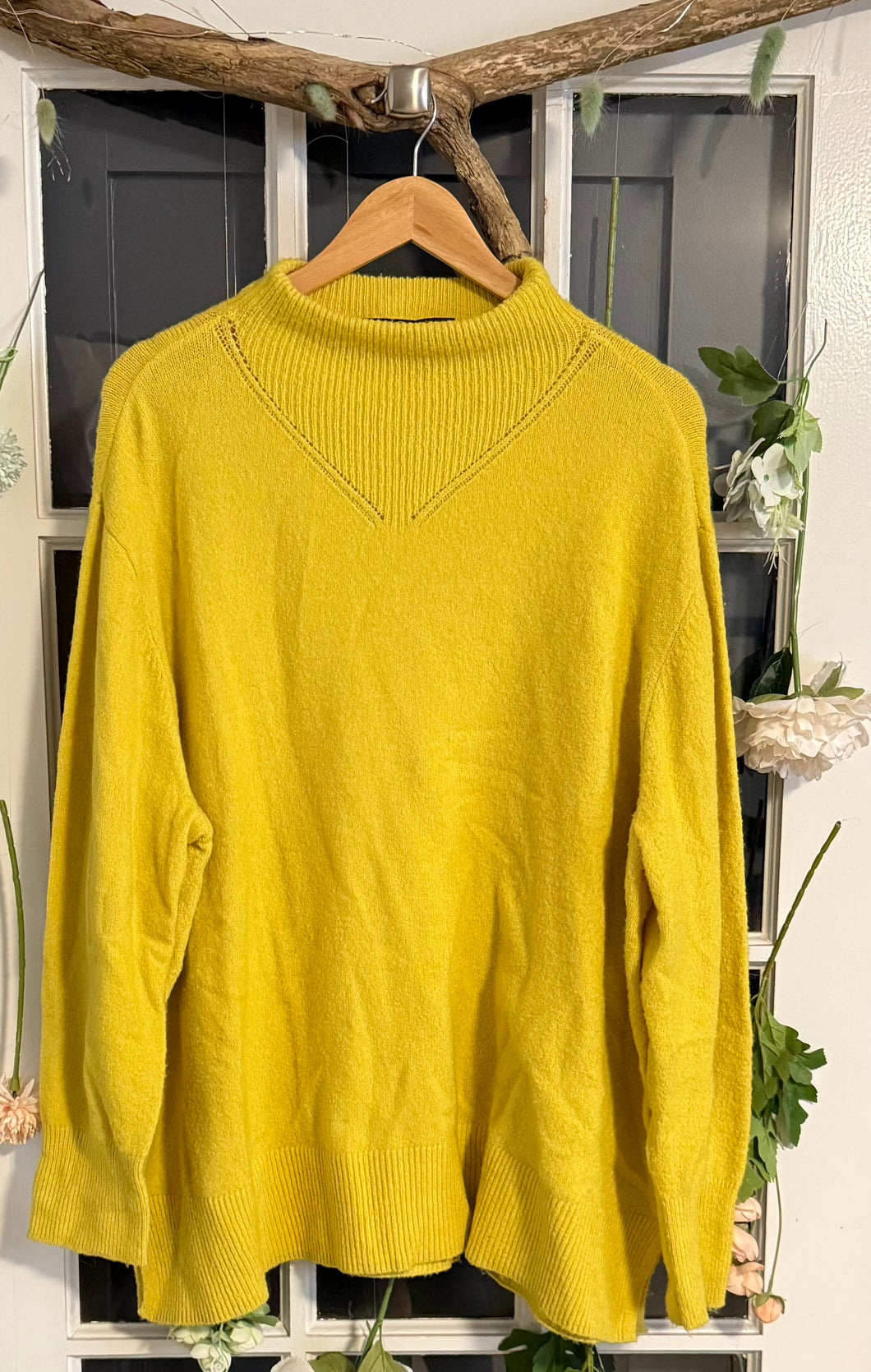 Ulla Popken Yellow Sweater 20-22