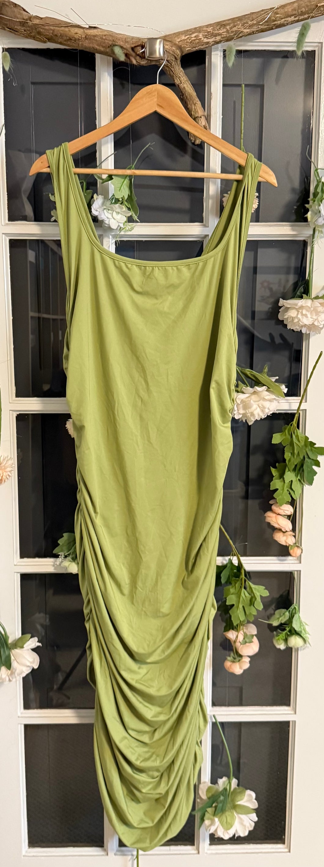 Cider Green Bodycon Dress 3X