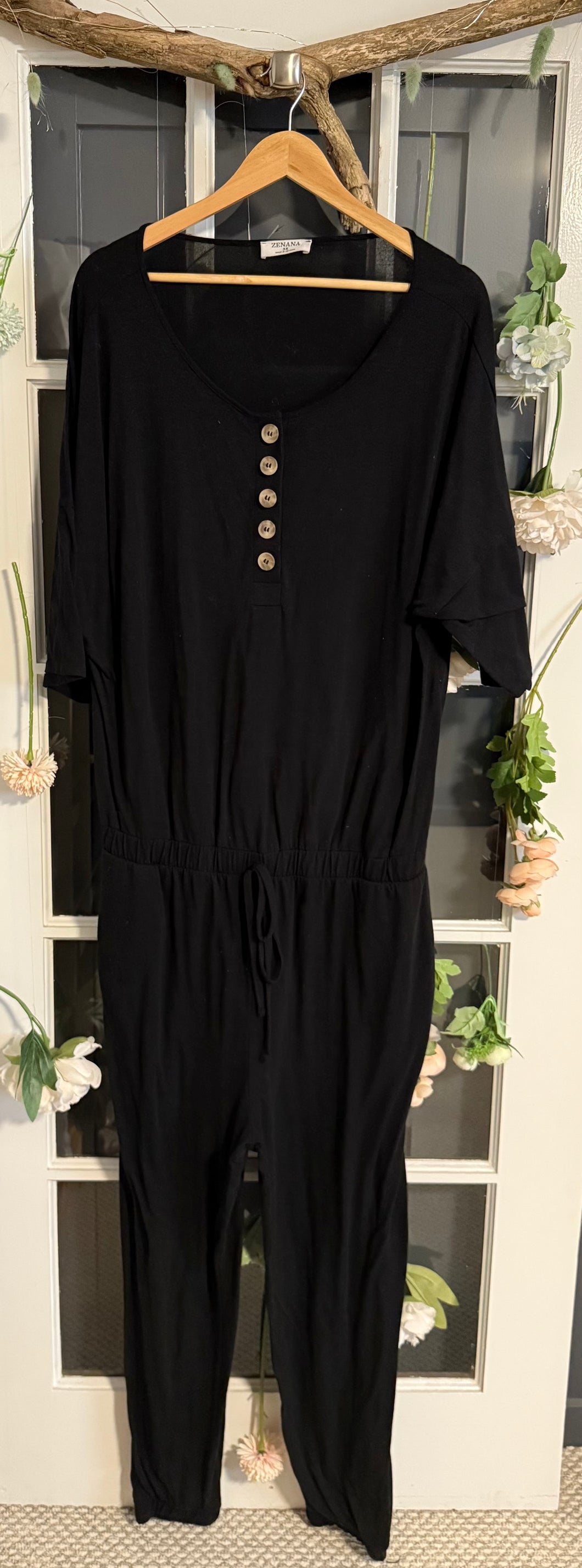 Pipa Fashion Black Jumpsuit 3X