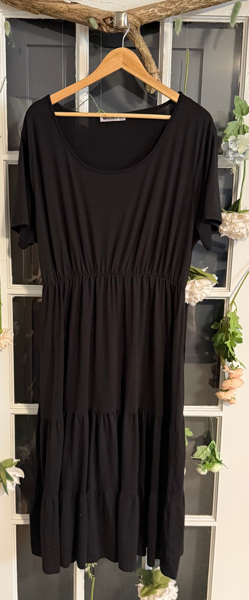 Black Tiered Maxi 3X