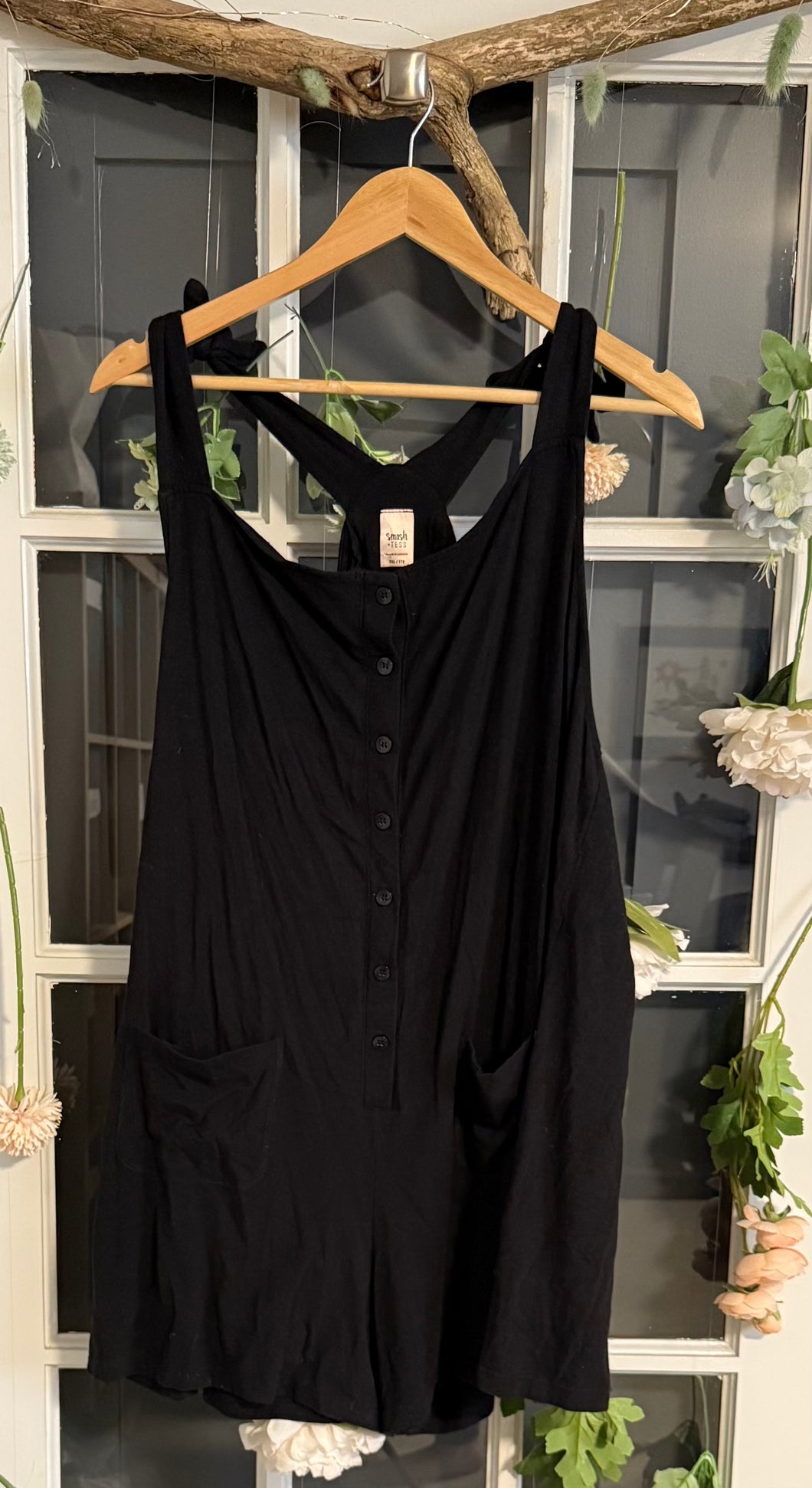 Smash and Tess Black Shorty romper XXL