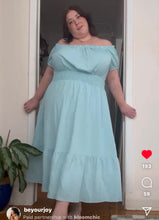 Load image into Gallery viewer, Bloomchic Mint Maxi Dress 22-24
