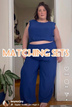 Load image into Gallery viewer, Royal Blue Top and Pant Set 4X
